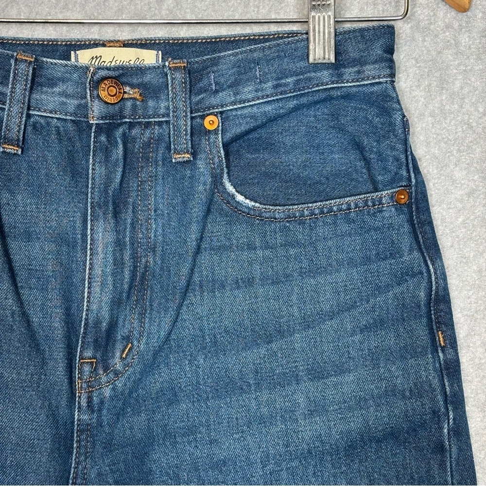 Madewell Baggy Straight Denim Jeans-Medium Wash-Women Size 27